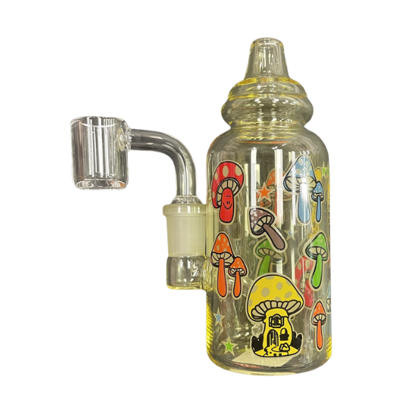 AL WP Mini Rig Baby Bottle 6" / Yellow